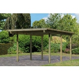 Karibu | Enkele Carport Eco 1 | Variant A